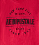 Aeropostale NYC Circle Appliqué Graphic Tee