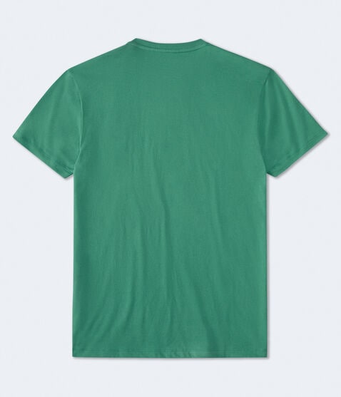 Aeropostale Basketball Tournament Flocked Graphic Tee