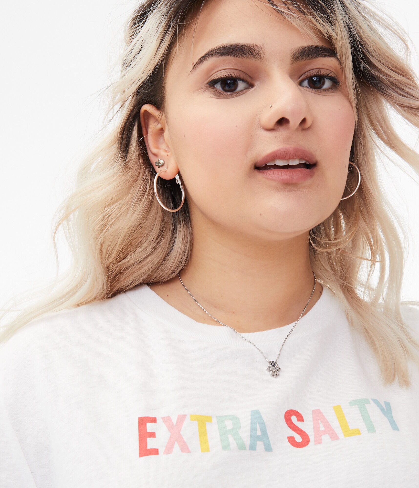 Extra Salty Cropped Boxy Graphic Tee