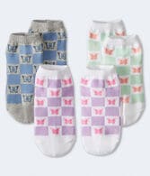Butterfly Check Ankle Sock 3-Pack