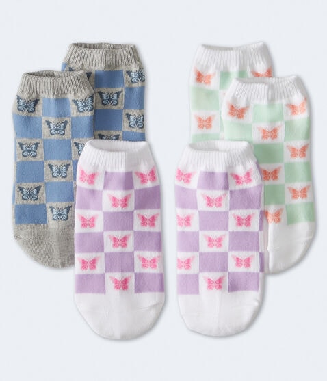 Butterfly Check Ankle Sock 3-Pack Butterfly Check Ankle Sock 3-Pack