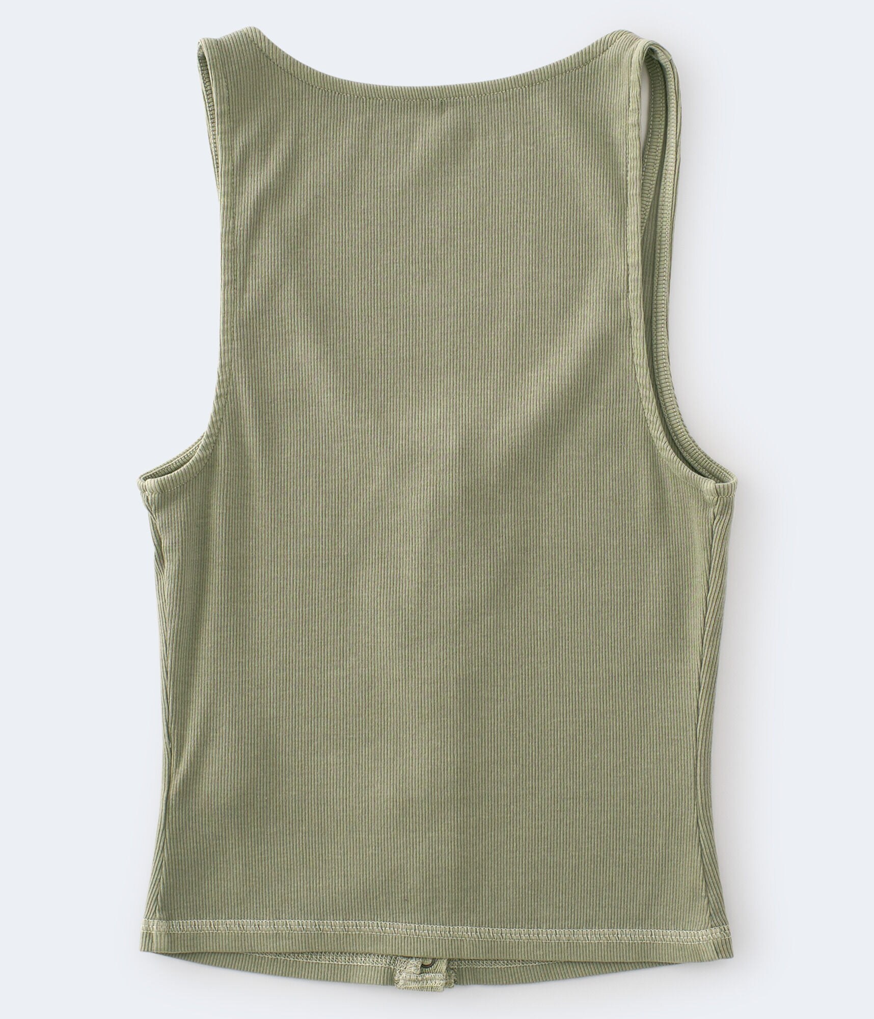 Ribbed Snap-Front Tank
