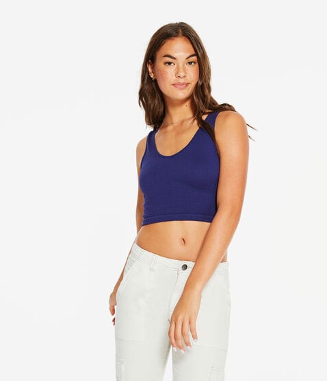 Seamless Wear 2 Ways Cropped Tank Seamless Wear 2 Ways Cropped Tank
