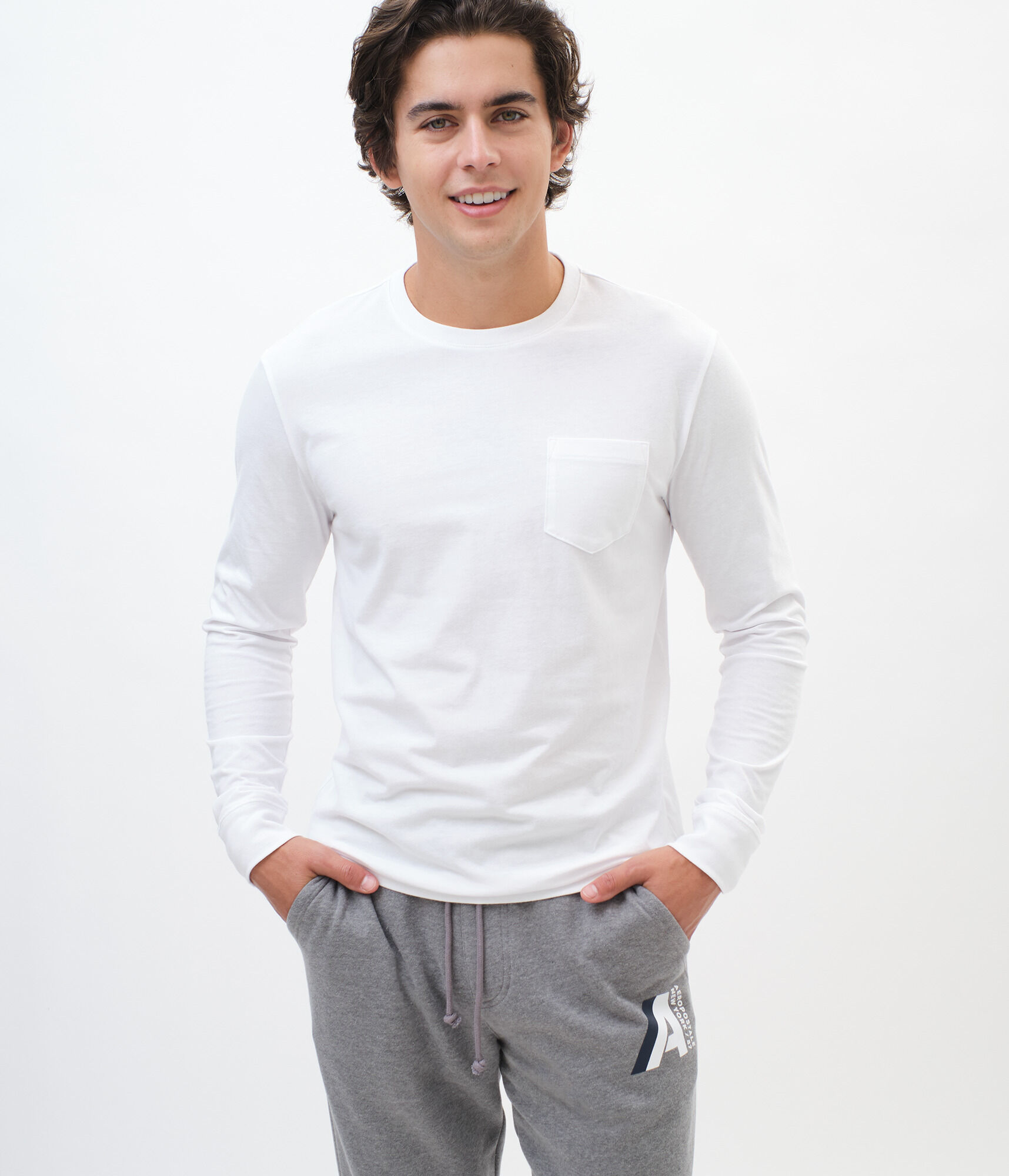 Long Sleeve Pocket Crew Tee