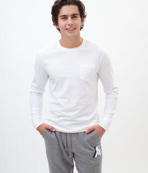 Long Sleeve Pocket Crew Tee Long Sleeve Pocket Crew Tee