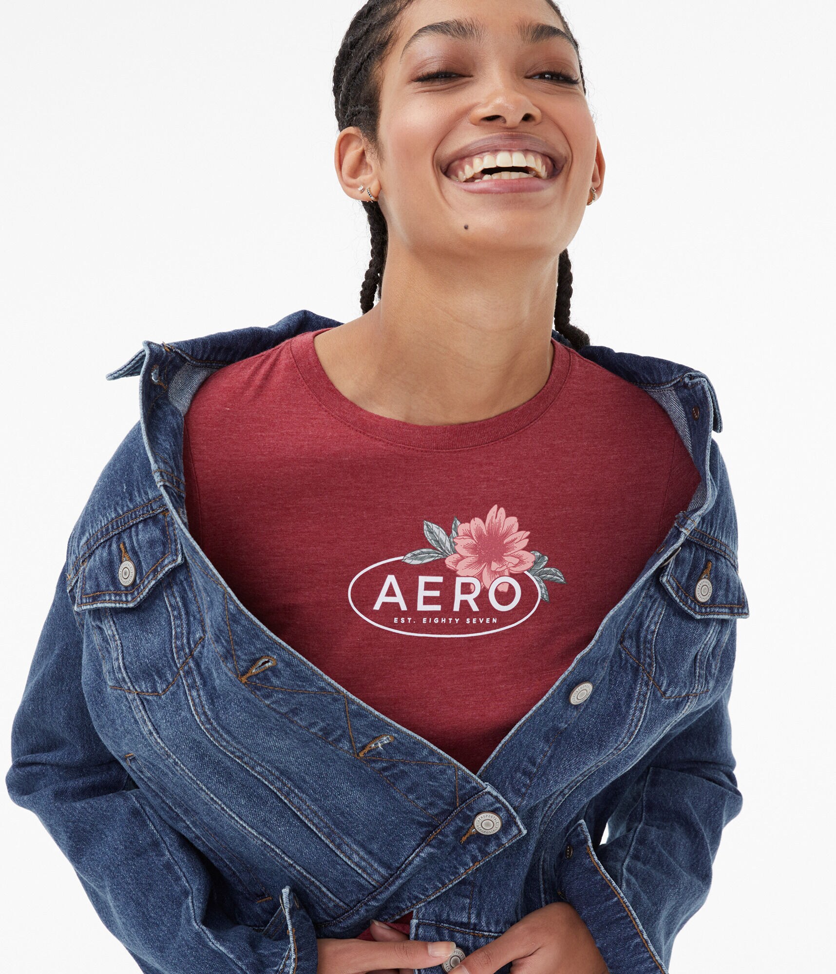 Aero Flower Graphic Tee