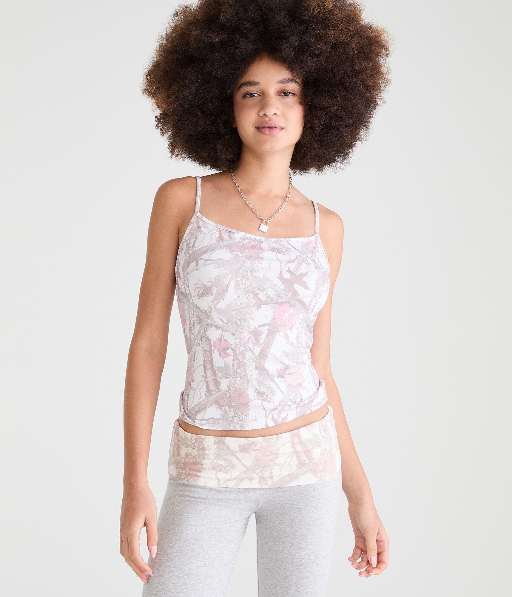 Buttery Soft Forest Camo Cami