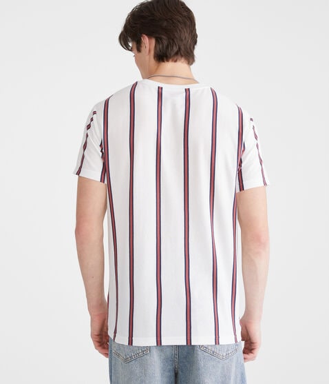 Aero Vertical Stripe Graphic Tee Aero Vertical Stripe Graphic Tee
