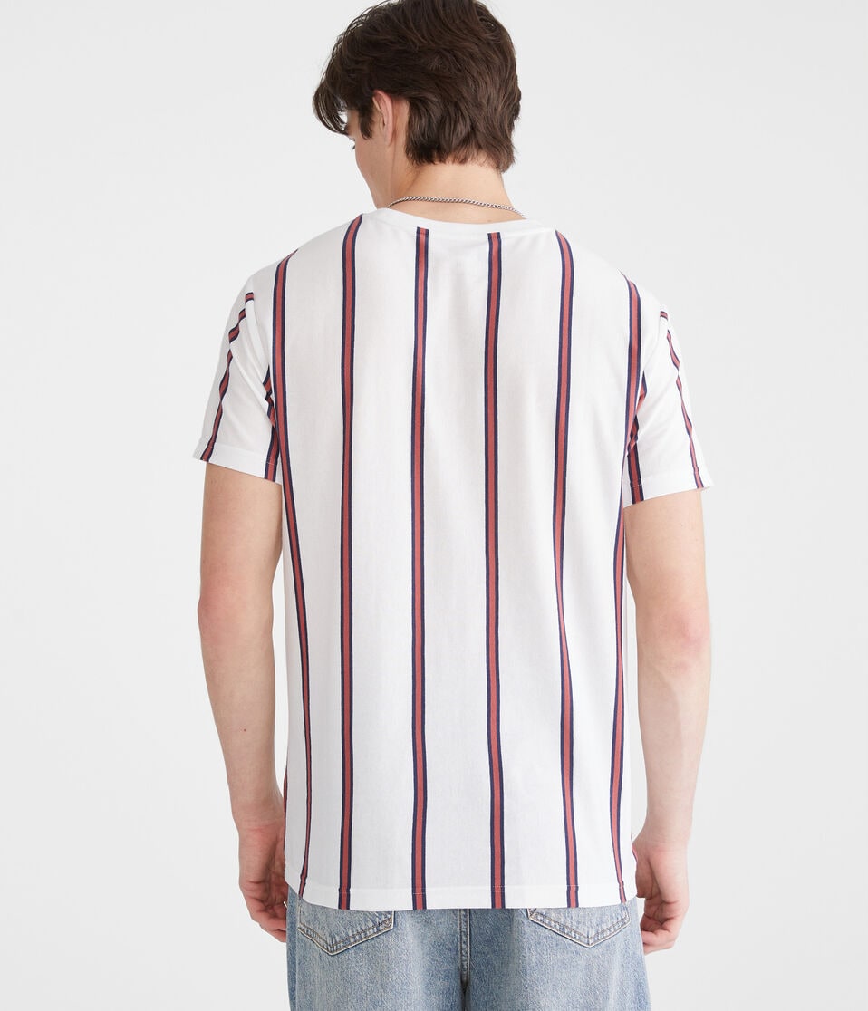 Aero Vertical Stripe Graphic Tee