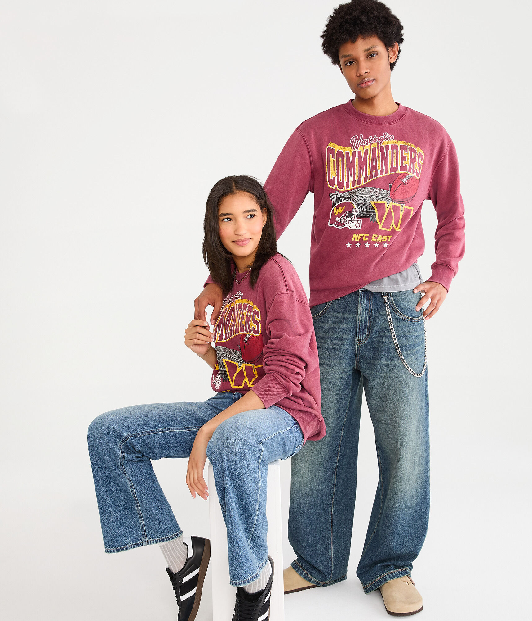 Washington Commanders Stadium Crew Sweatshirt