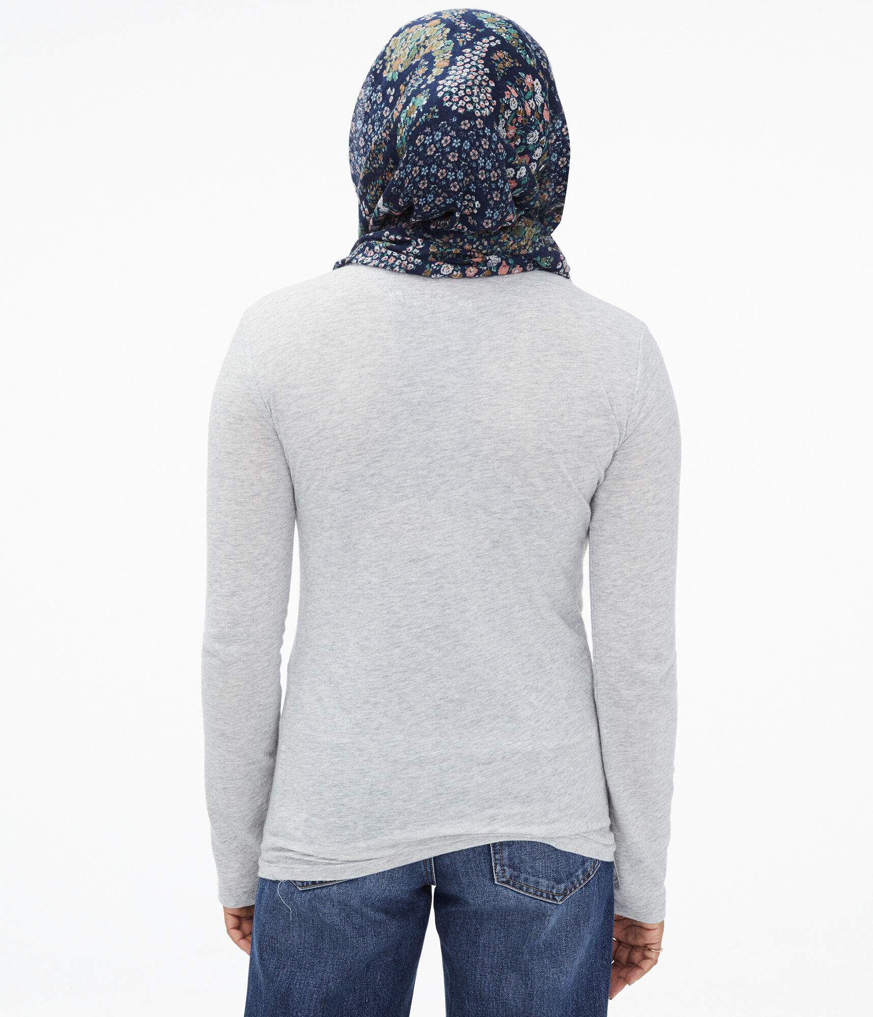 Long Sleeve Aero Script Graphic Tee***