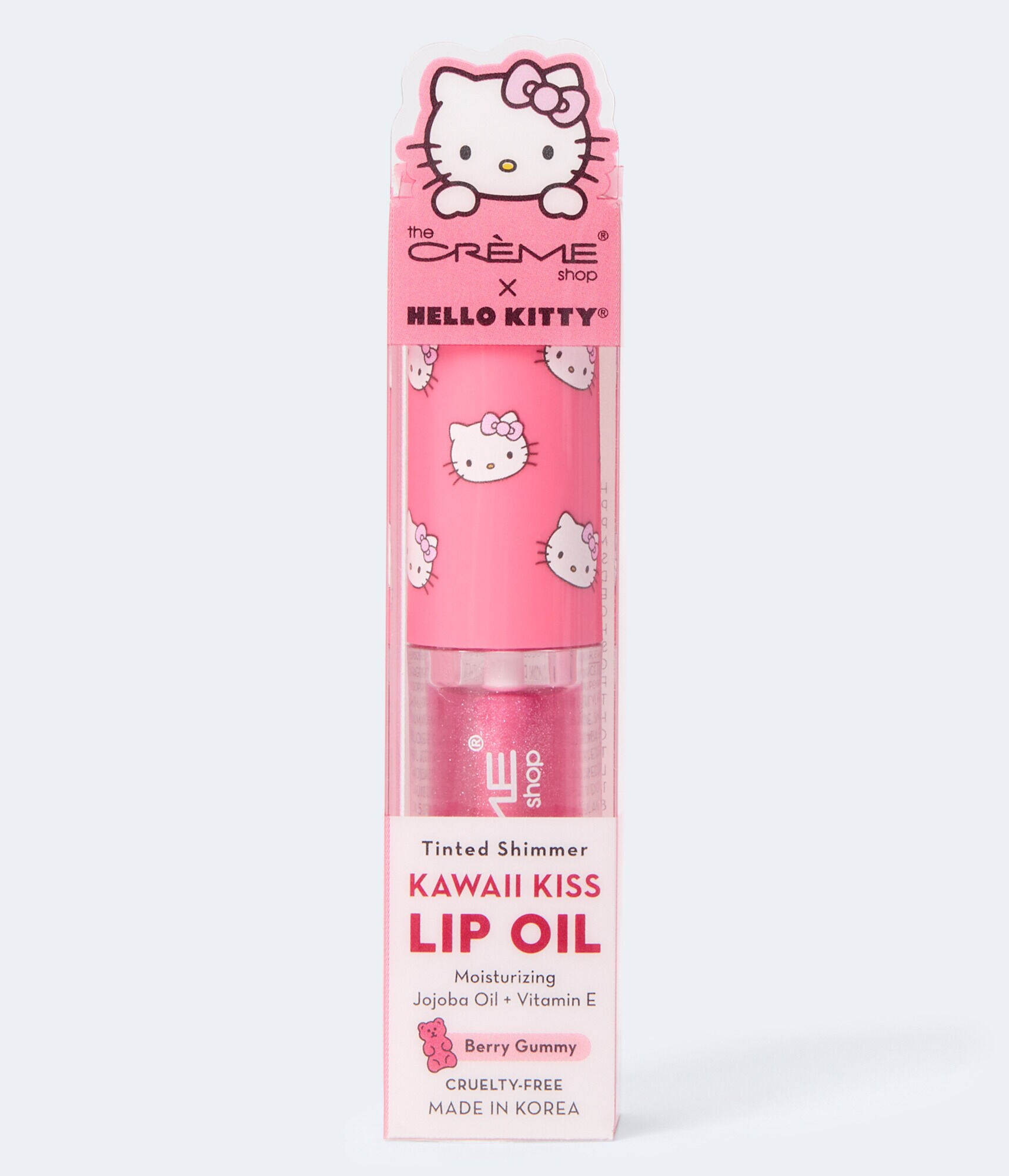 The Cr&egrave;me Shop x Hello Kitty Kawaii Kiss Shimmer Lip Oil - Berry Gummy