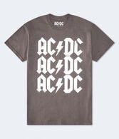 AC/DC Foil Oversized Graphic Tee