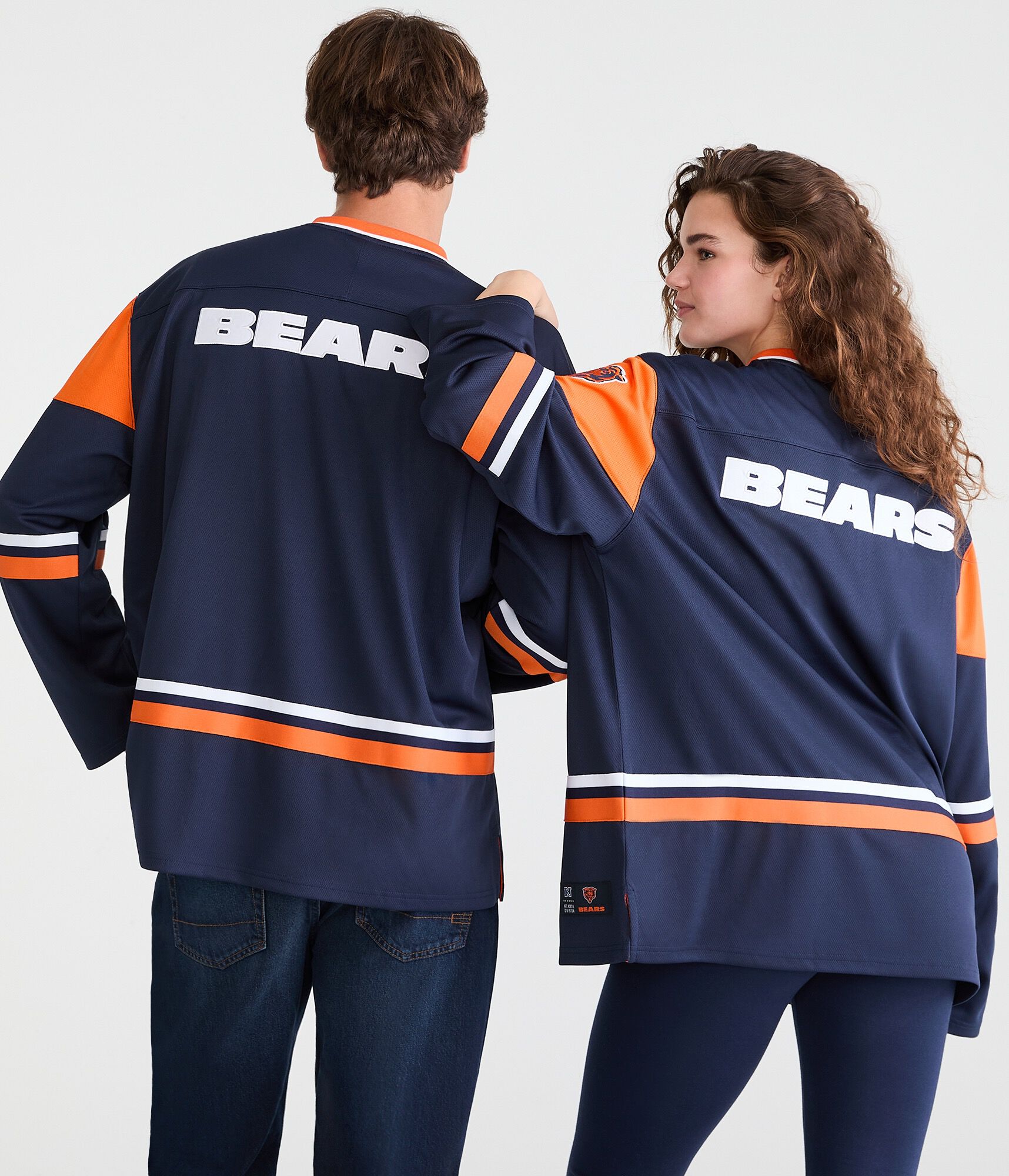 Long Sleeve Chicago Bears V-Neck Top