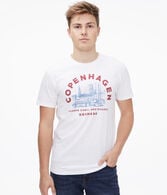 Copenhagen Nyhavn Canal And Harbor Graphic Tee