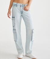 Low-Rise Cargo Skater Jean