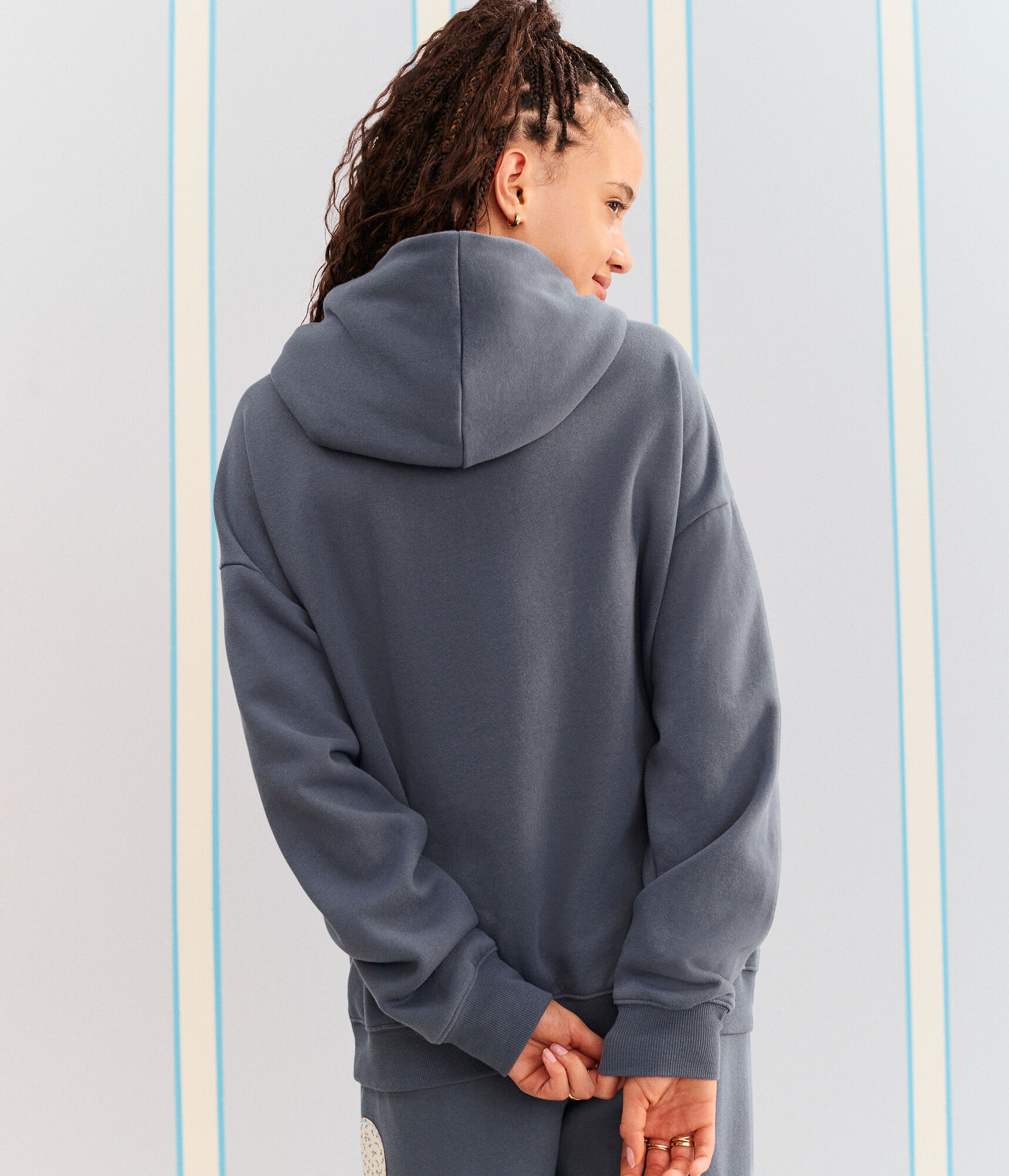 Demetra for Aero Heart Patch Pullover Hoodie