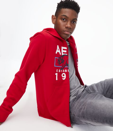 Aero Bear Full-Zip Hoodie