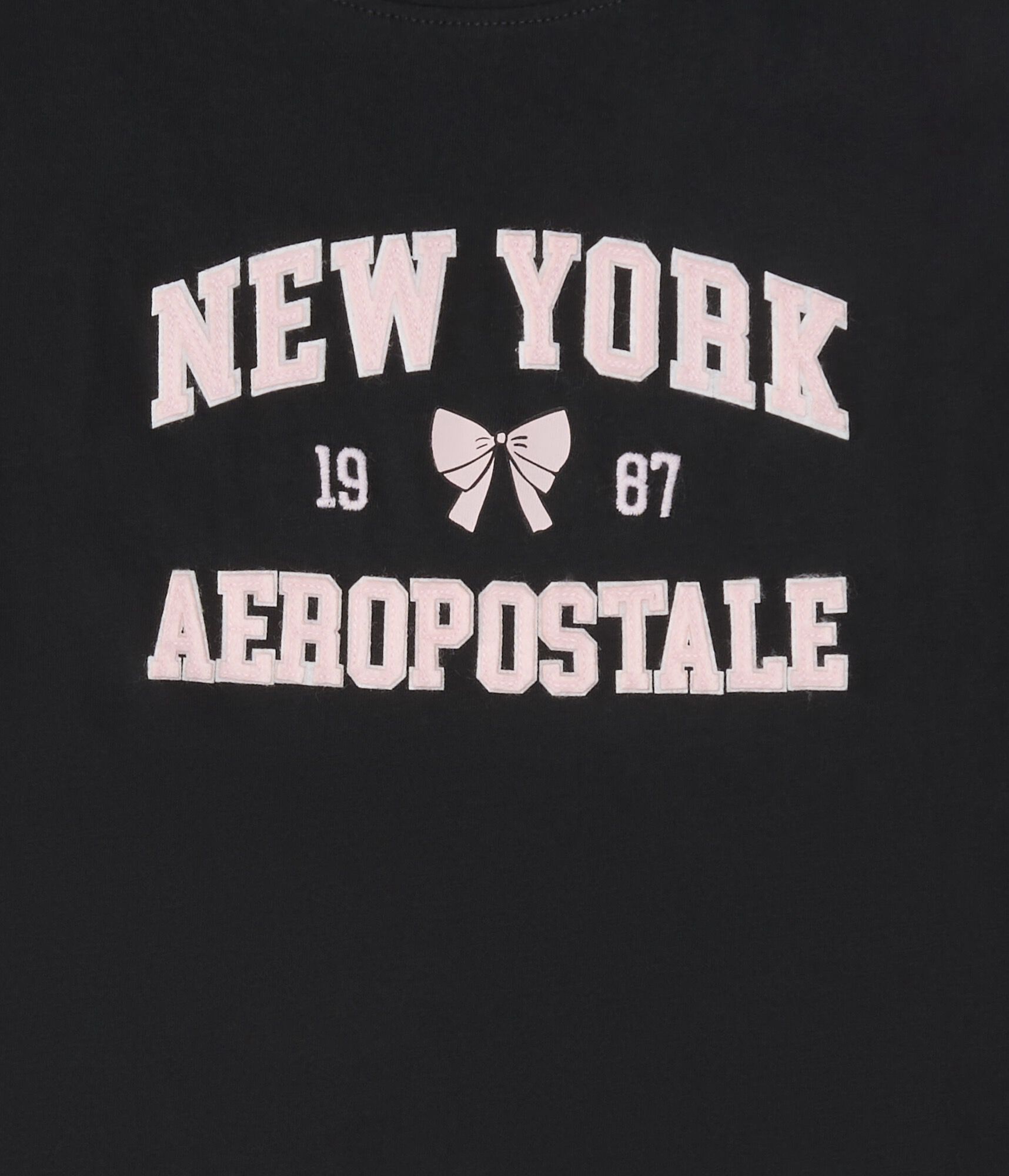 Aeropostale New York Bow Appliqu&eacute; Graphic Tee
