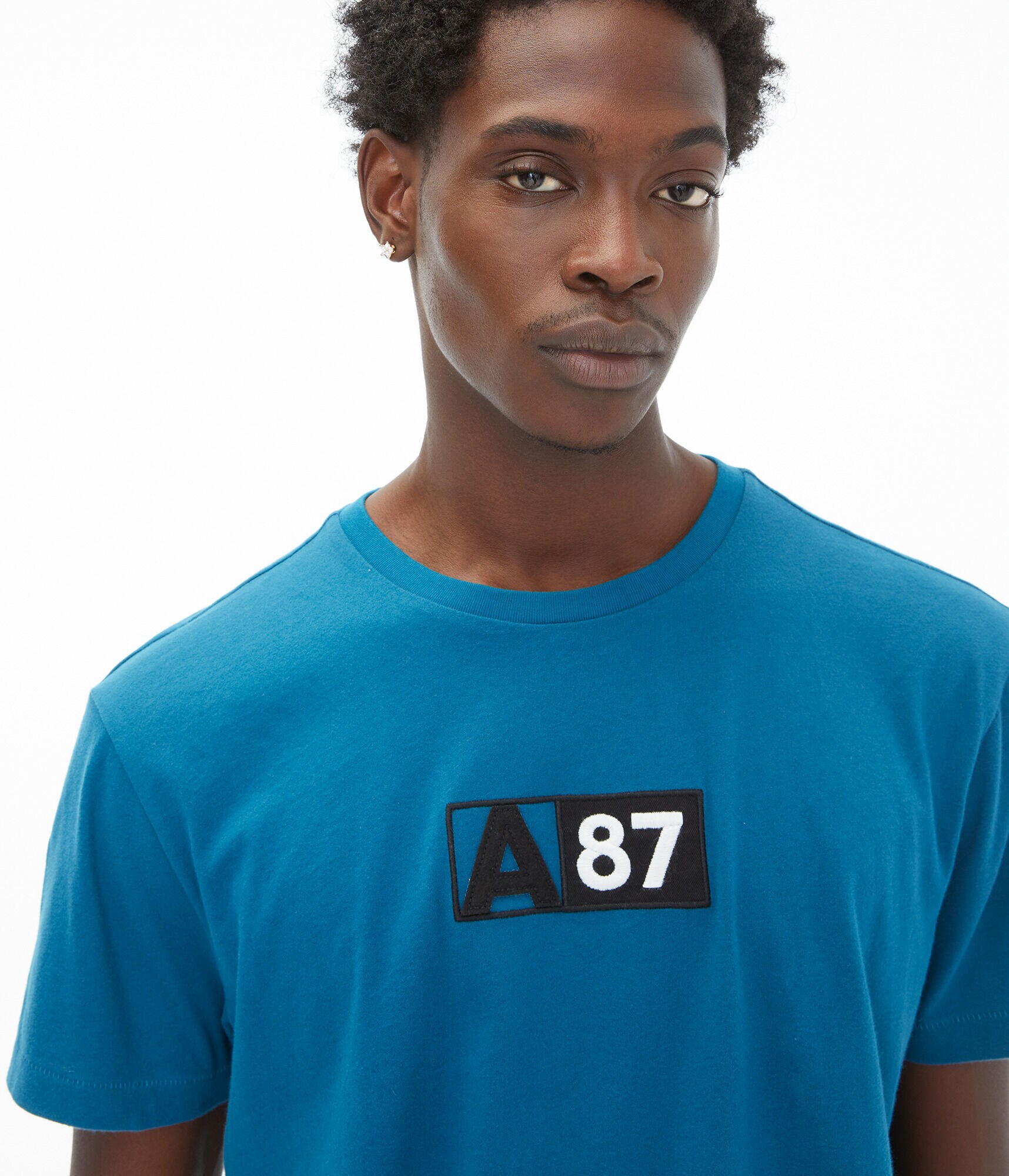 A87 Box Logo Appliqu&eacute; Graphic Tee