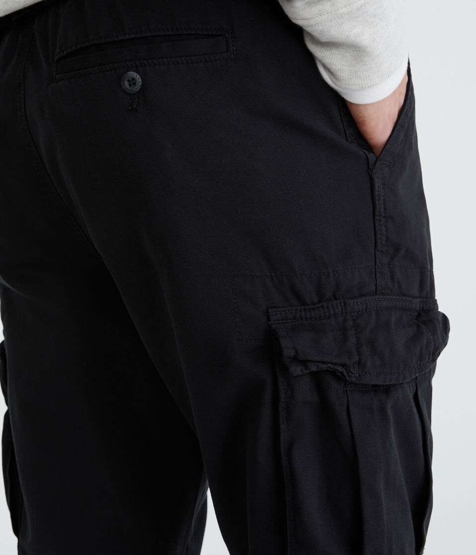 Twill Cargo Joggers