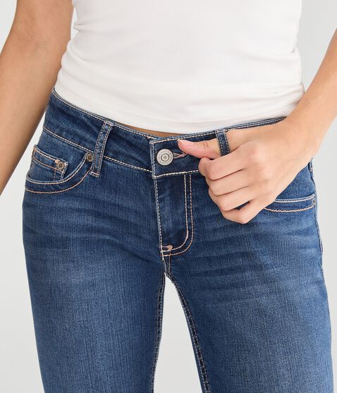 Super Low-Rise Flare Pocket Stitch Jean Super Low-Rise Flare Pocket Stitch Jean