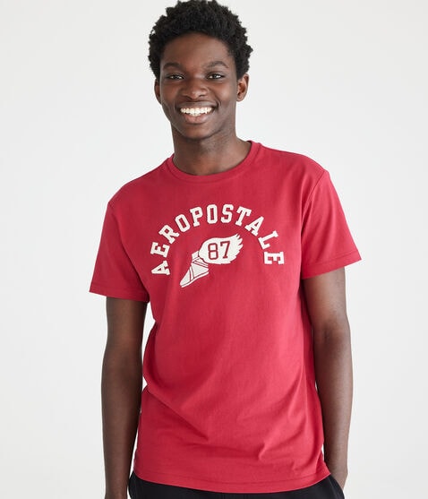 Aeropostale 87 Winged Foot Graphic Tee Aeropostale 87 Winged Foot Graphic Tee
