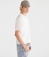 Washed Boxy Fit Crew Tee