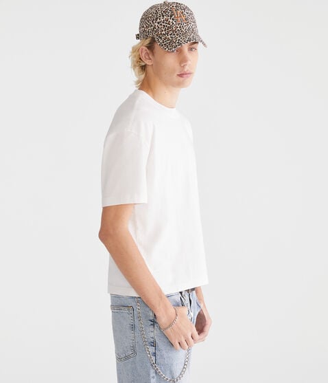 Washed Boxy Fit Crew Tee Washed Boxy Fit Crew Tee