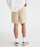 Solid Linen Shorts 7"