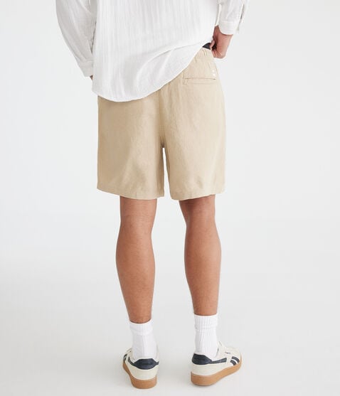 Solid Linen Shorts 7" Solid Linen Shorts 7"