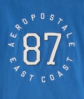 Aeropostale 87 Appliqué Graphic Tee