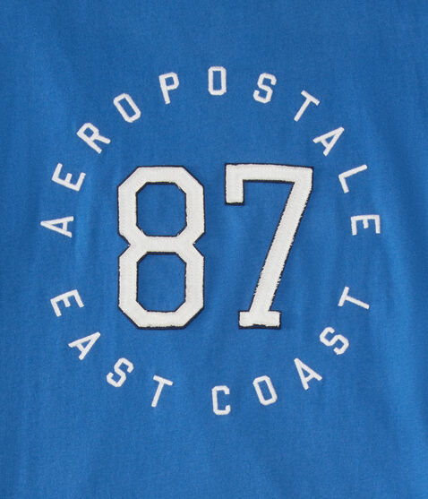 Aeropostale 87 Appliqué Graphic Tee Aeropostale 87 Appliqué Graphic Tee