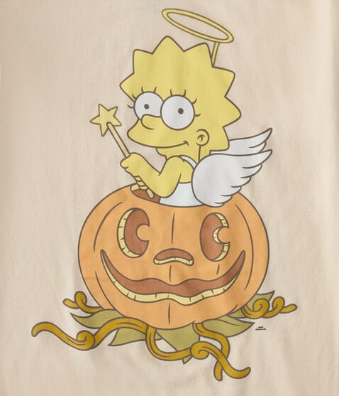 Lisa Simpson Halloween Oversized Graphic Tee