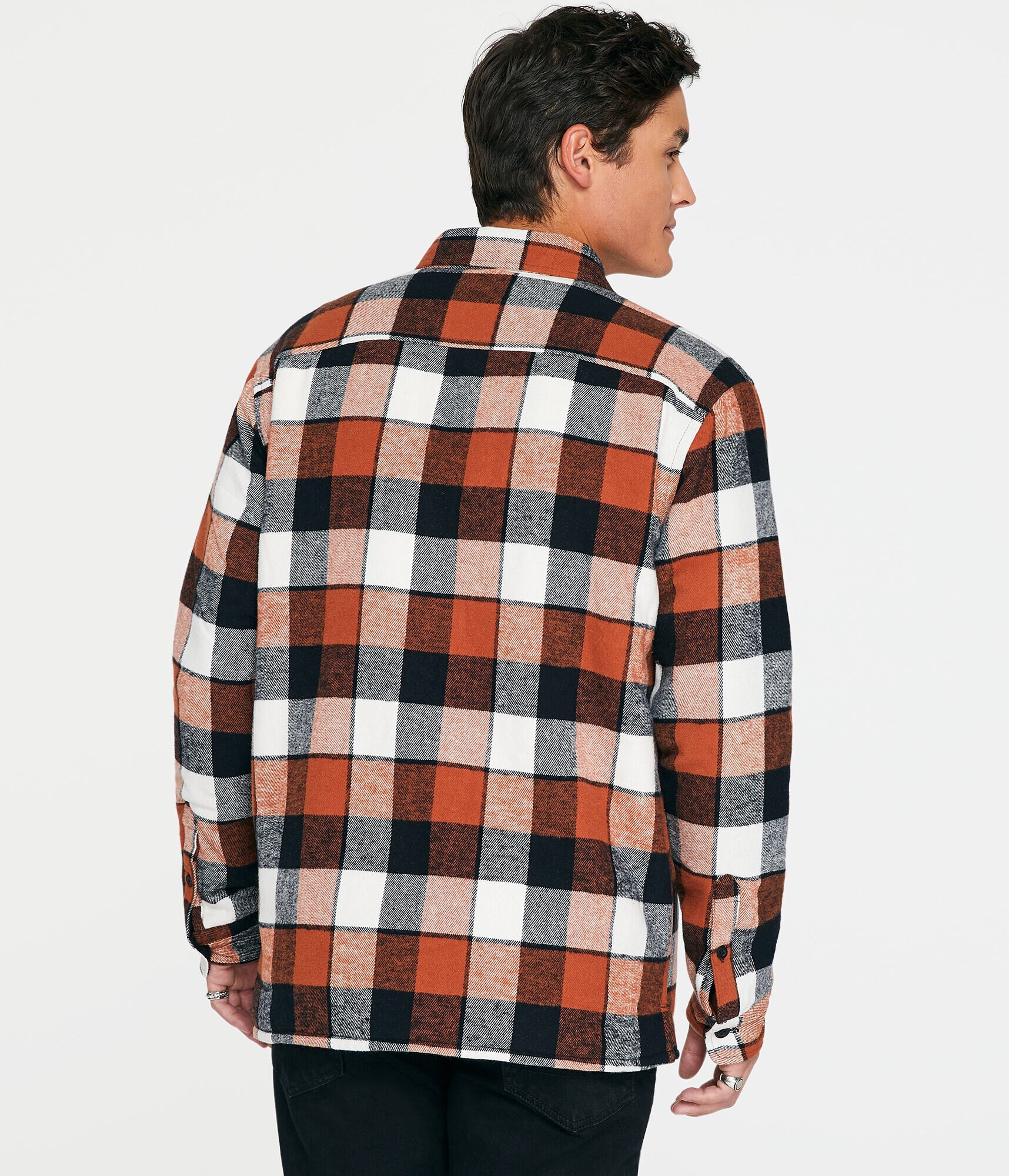 Sherpa Plaid Flannel Shacket