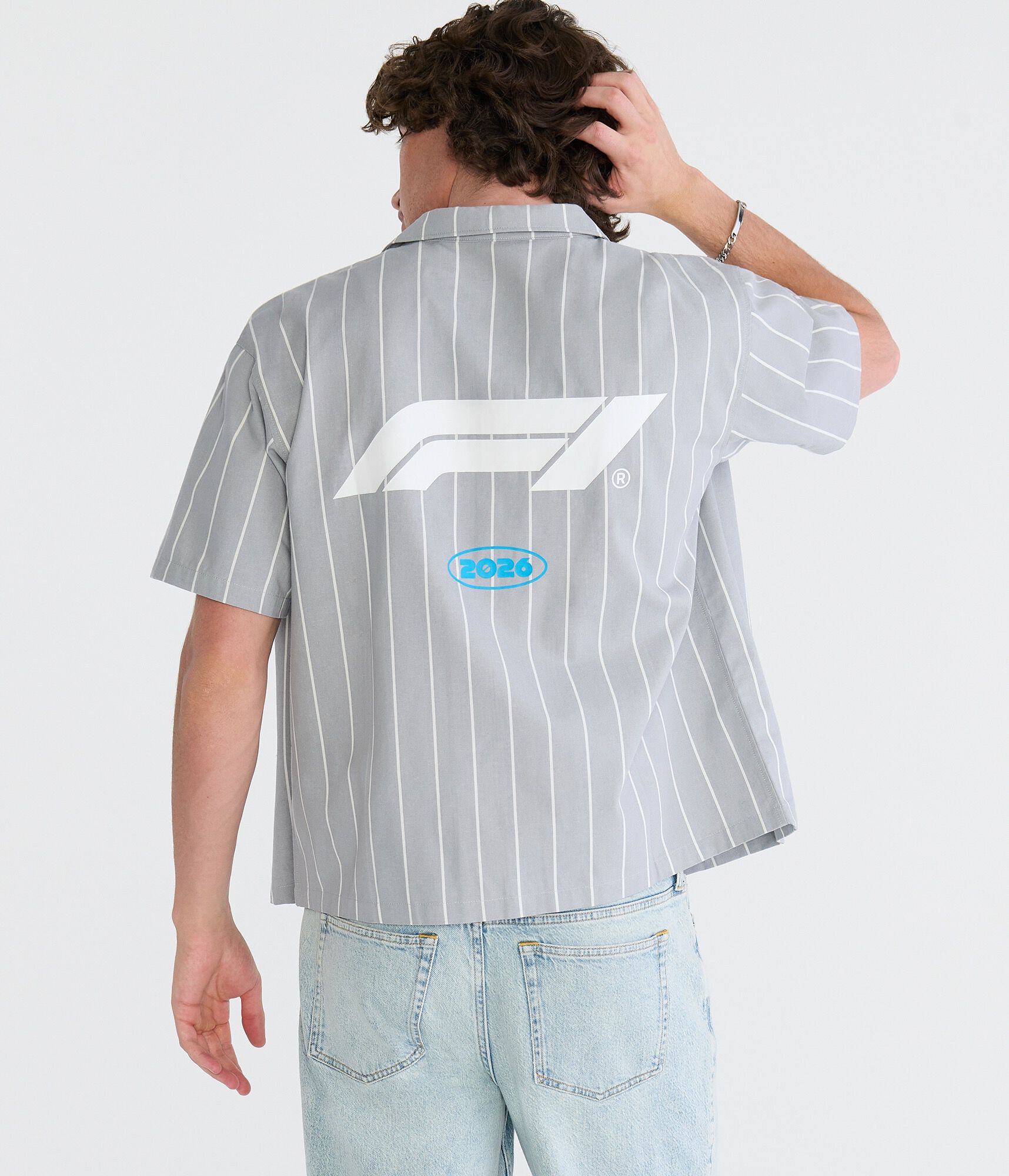 Formula 1&reg; Racing Striped Boxy Mechanic Shirt
