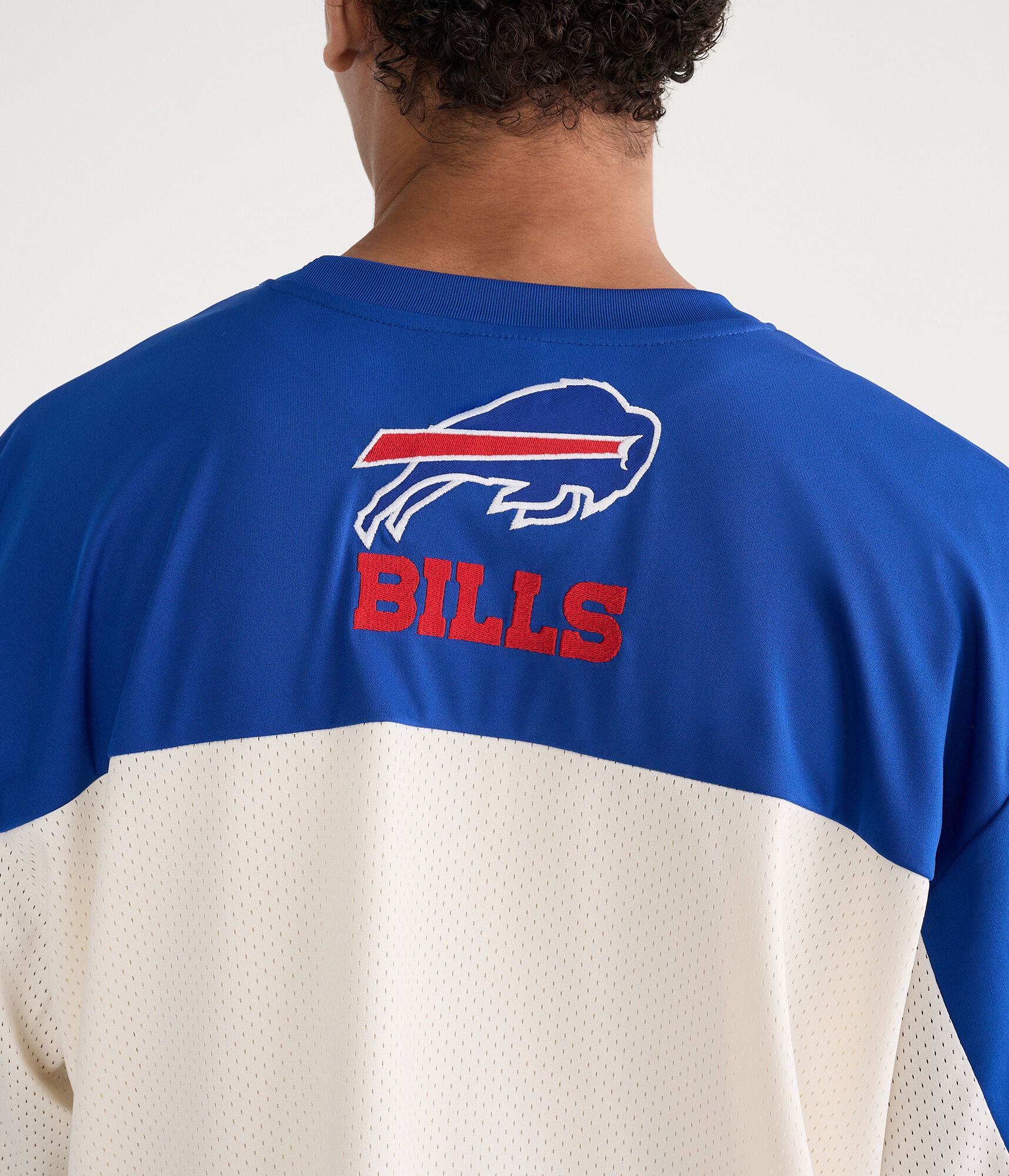 Buffalo Bills Colorblock Mesh Top