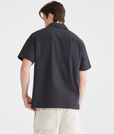 Short Sleeve Lemons Linen Camp Shirt