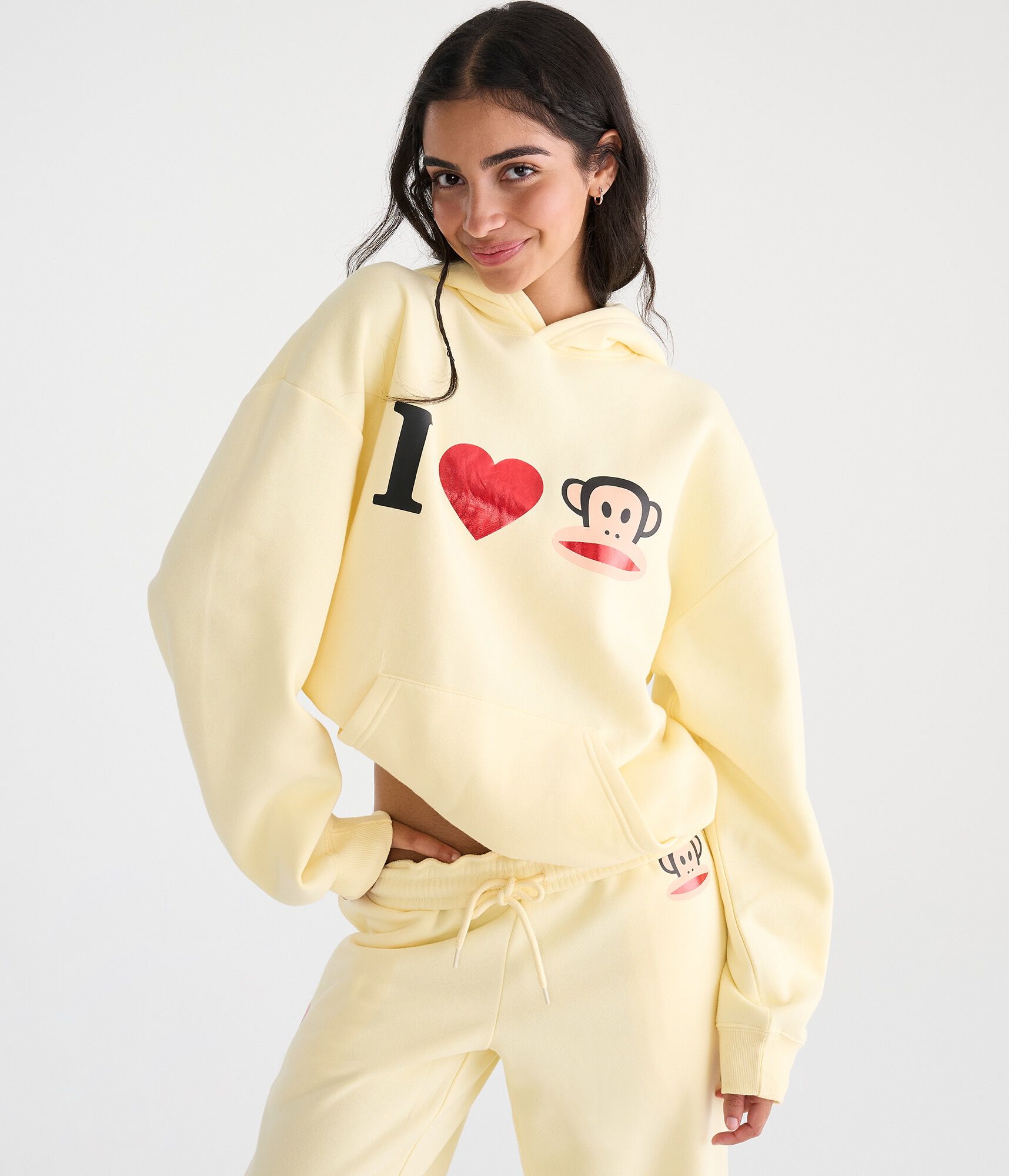 Paul Frank I Heart Julius Oversized Pullover Hoodie