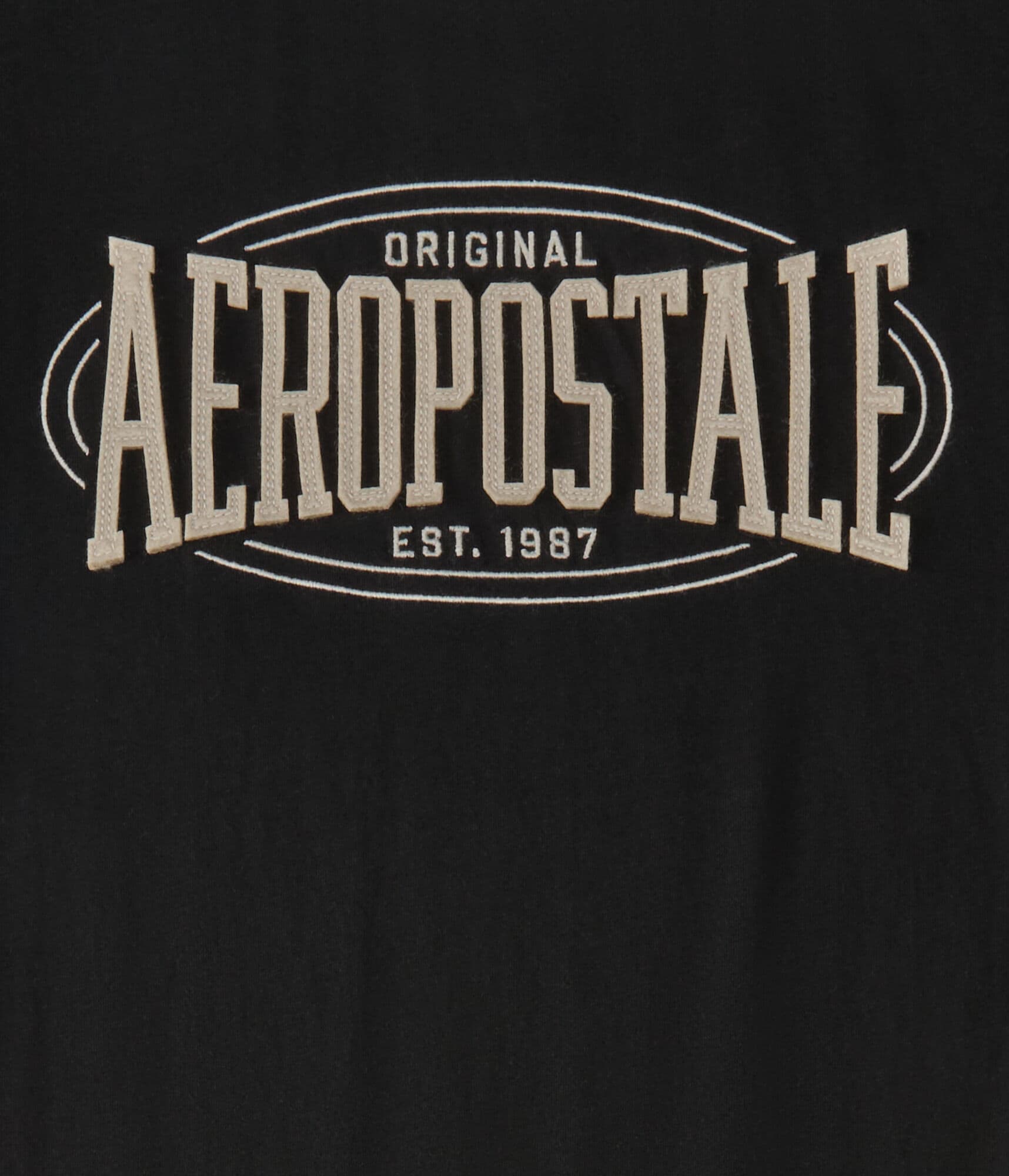 Aeropostale Oval Appliqué Graphic Tee