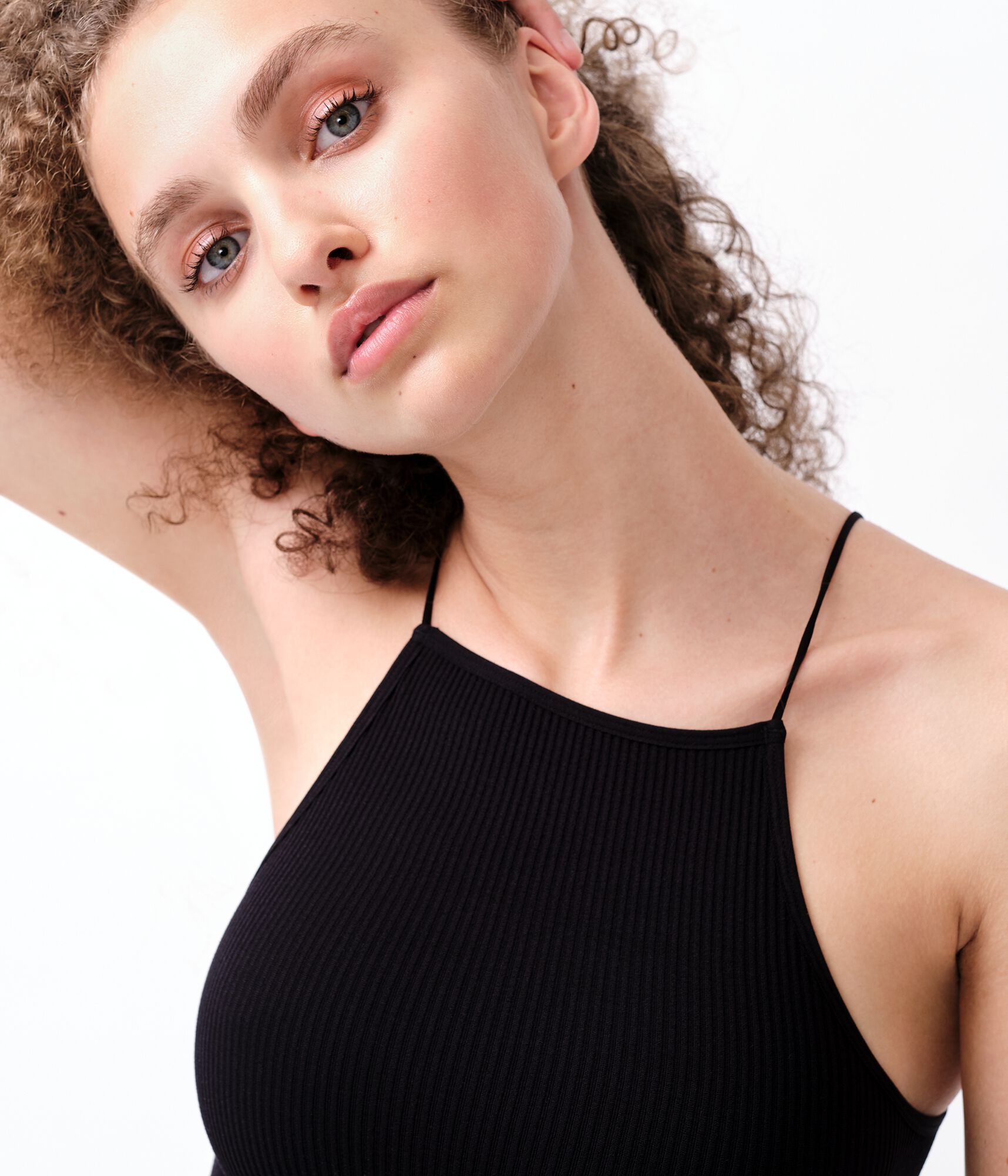 Seamless Halter Crop Top