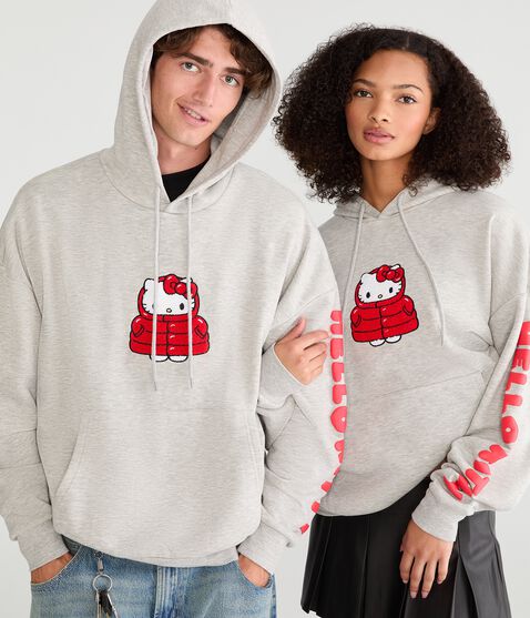 Hello Kitty | Aero Puffer Jacket Pullover Hoodie Hello Kitty | Aero Puffer Jacket Pullover Hoodie