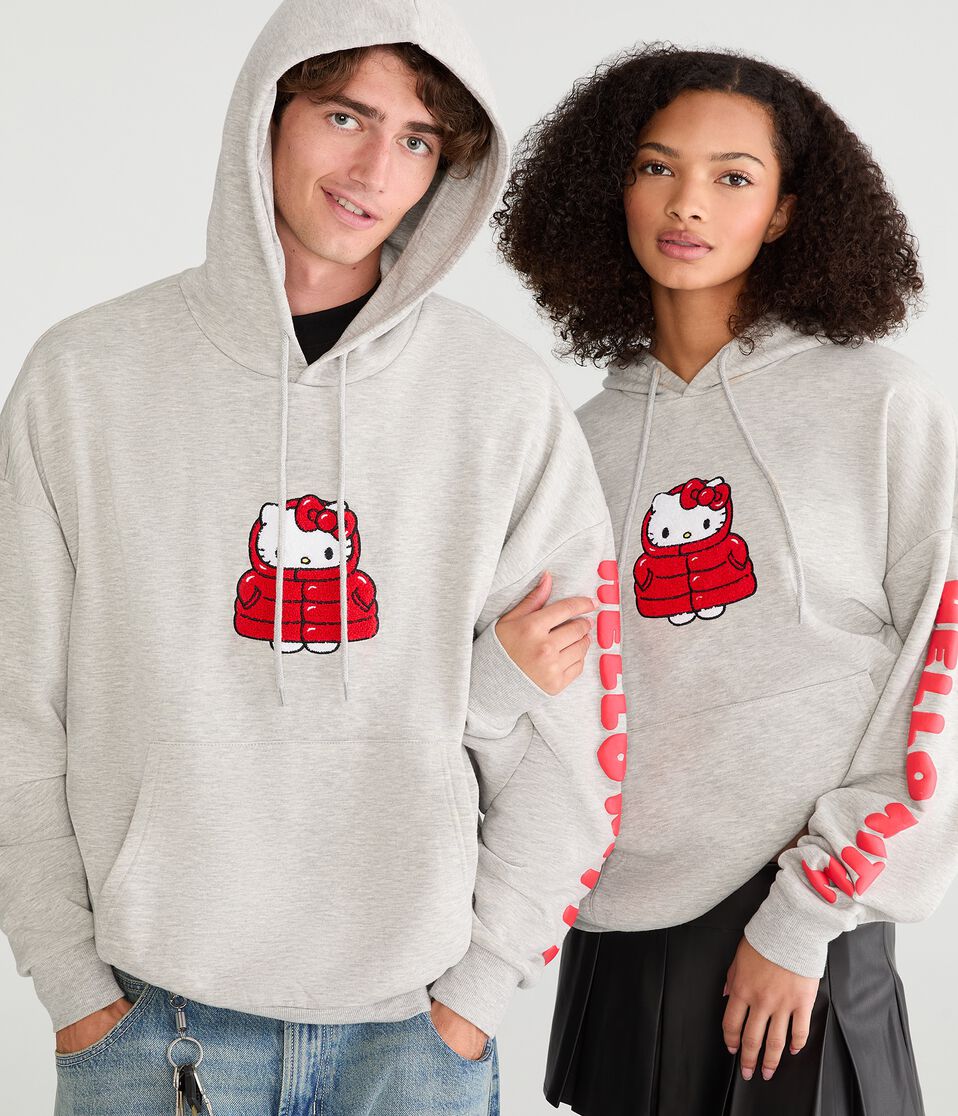 Hello Kitty | Aero Puffer Jacket Pullover Hoodie