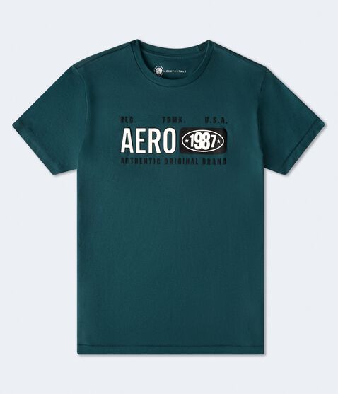 Aero 1987 Oval Graphic Tee Aero 1987 Oval Graphic Tee