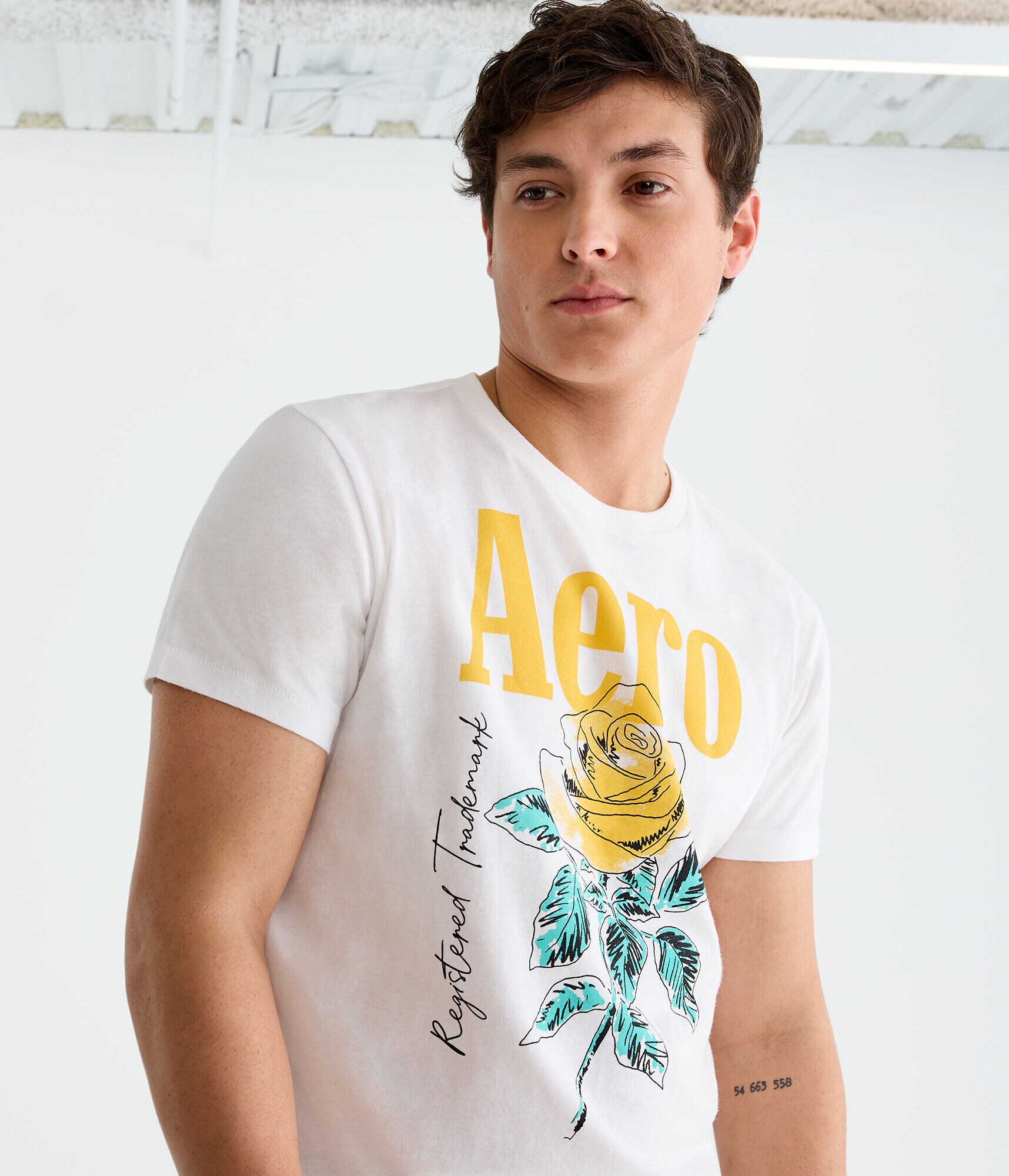 Aero Rose Sketch Graphic Tee