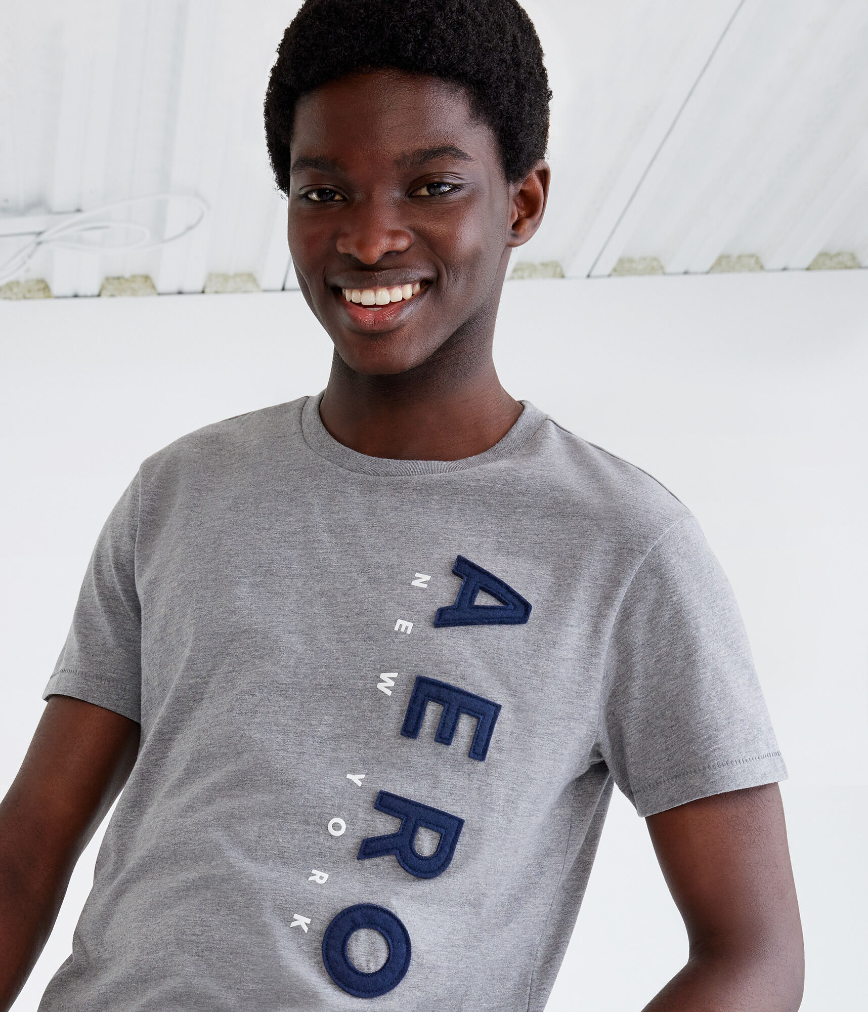 Vertical Aero Appliqu&eacute; Graphic Tee