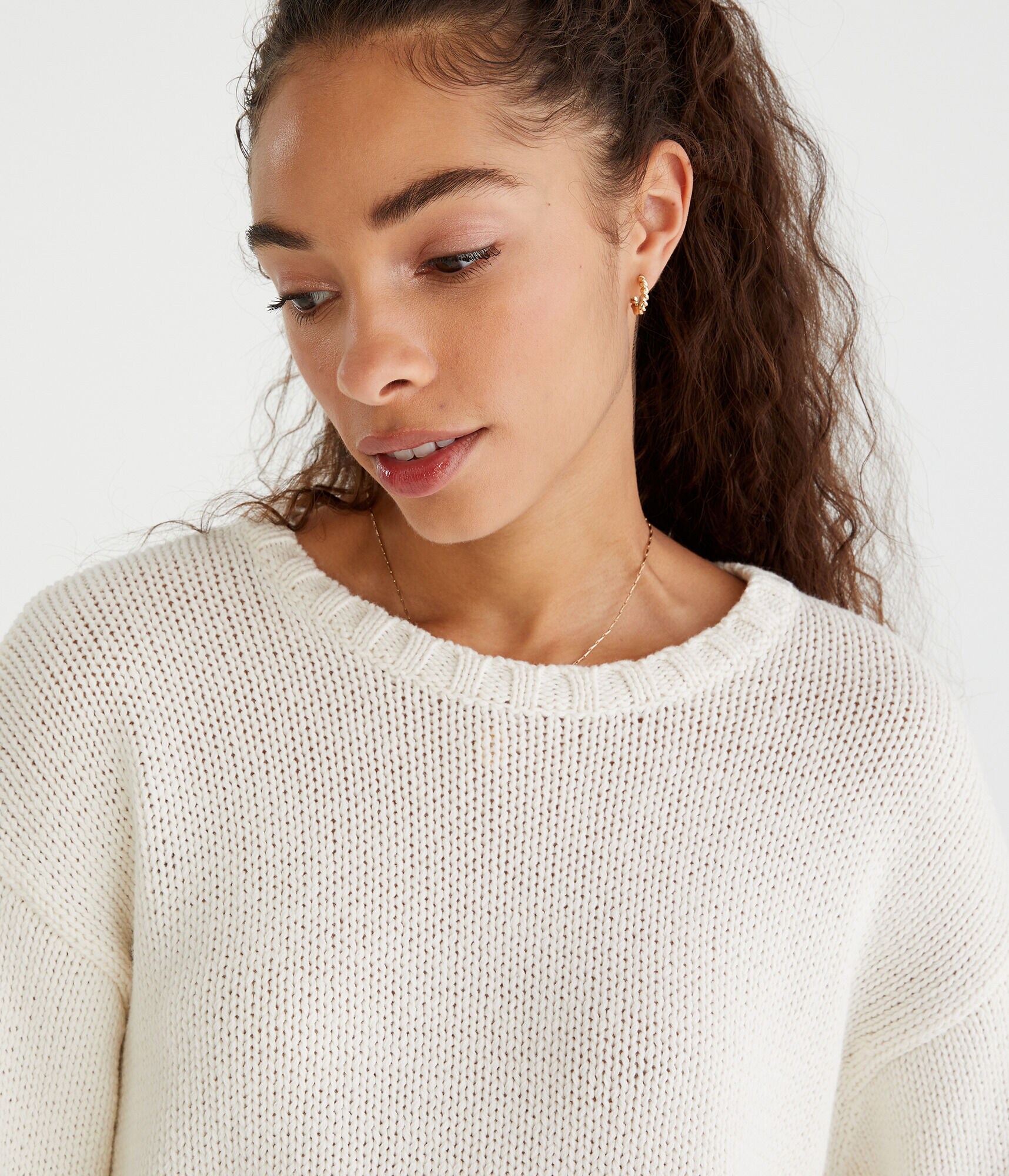 Oversized Crew Sweater