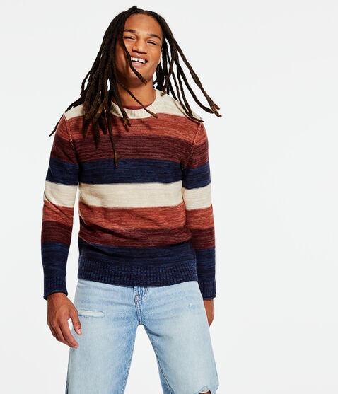 Space-Dye Stripe Crew Sweater Space-Dye Stripe Crew Sweater