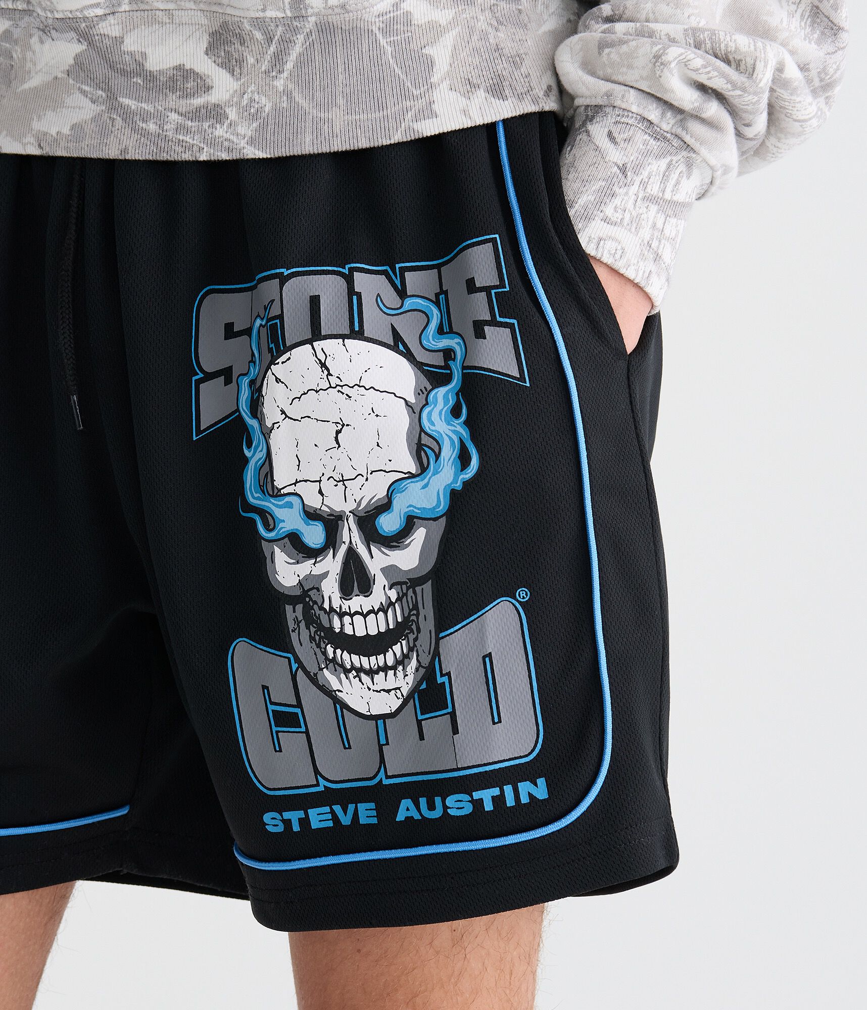 WWE Stone Cold Steve Austin Mesh Shorts
