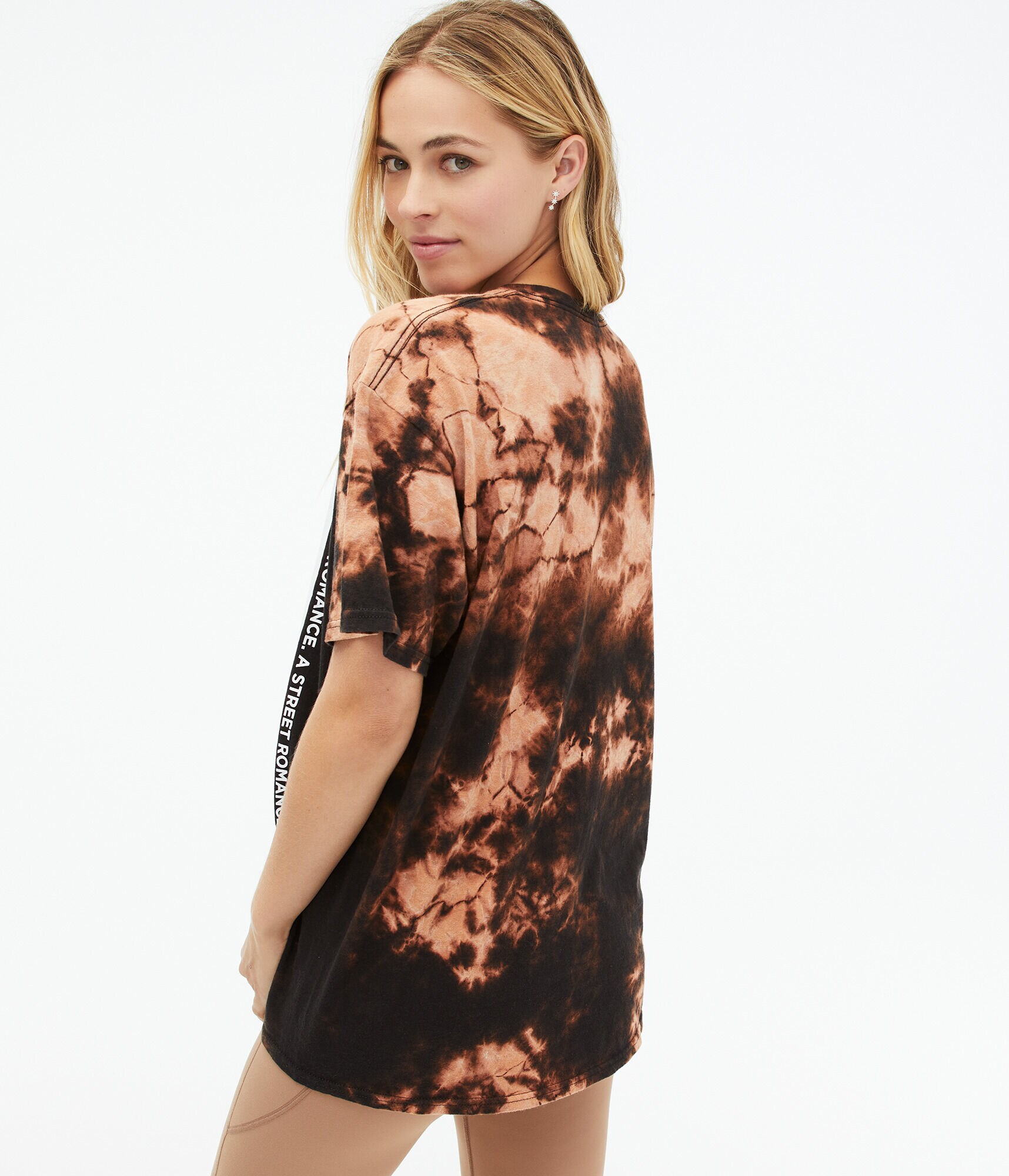 Poetic Justice Tie-Dye Boyfriend Graphic Tee***